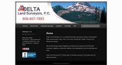 Desktop Screenshot of deltalandsurveyors.com